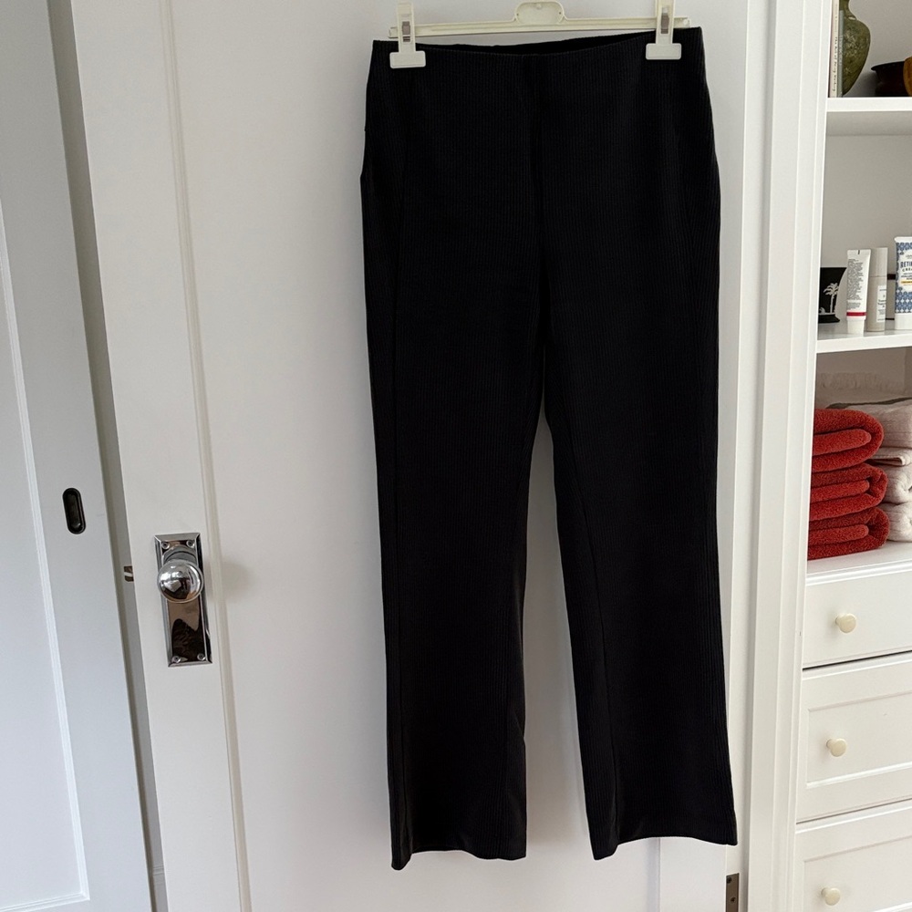 lululemon charcoal grey straight Leg stretch Pants